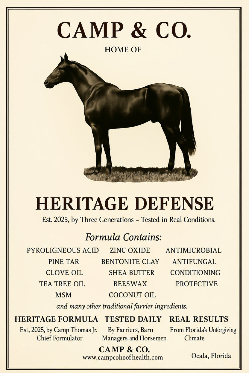 Heritage Defense Hoof Balm - Farrier-Formulated Hoof Treatment